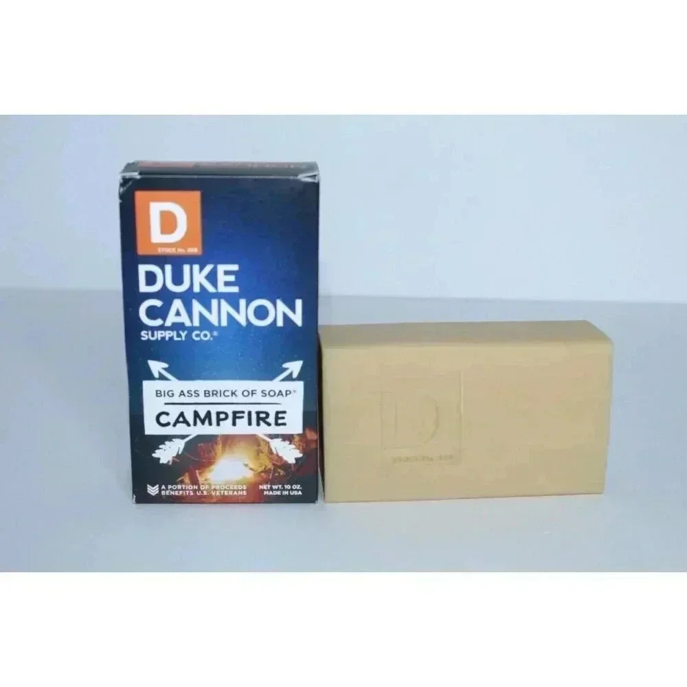 Duke Cannon Great American Frontier Men's Big Brick of Soap - Campfire, 10oz New